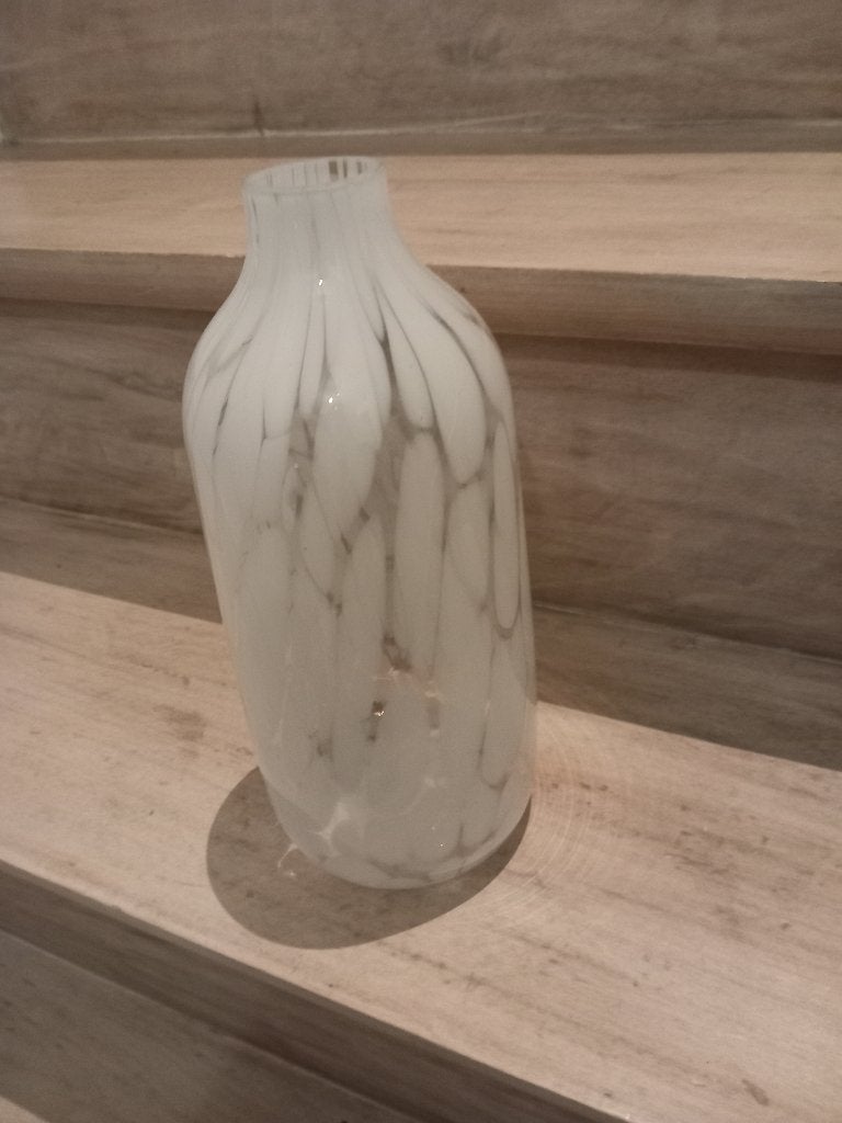Deco vaas motief, Huis en Inrichting, Ophalen, Nieuw, Wit
