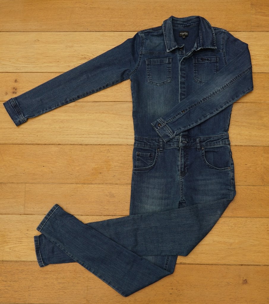 jeans salopette broek jbc, 14 jaar, Kinderen en Baby's, Broek, Meisje, Ophalen of Verzenden, Nieuw
