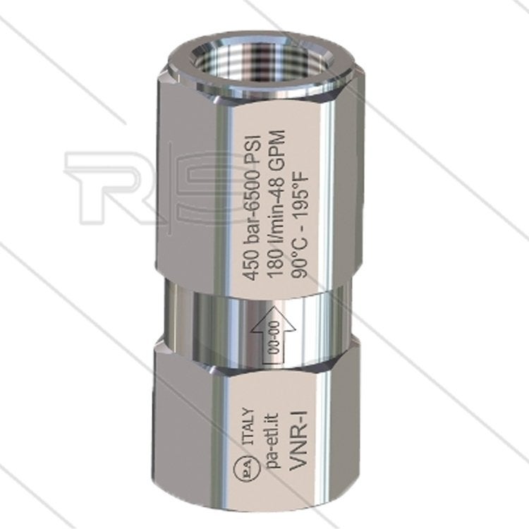 RVS Terugslagklep 180L/min 3/4 inch Bi-Draad, Verzenden