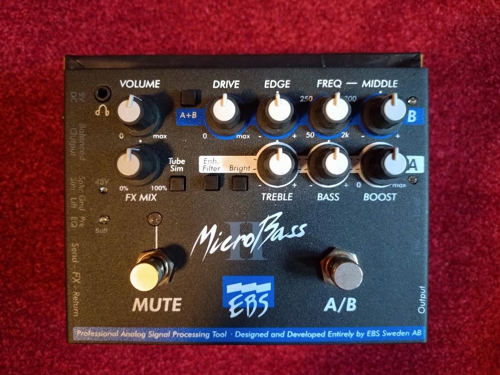 Microbasse EBS II, Musique & Instruments, Effets, Enlèvement ou Envoi, Comme neuf, Volume