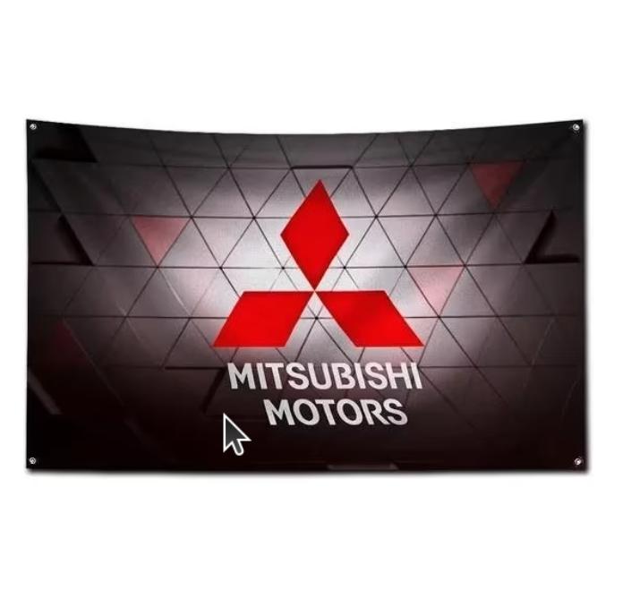 Grands drapeaux Mitsubishi (150 x 90 cm), Enlèvement ou Envoi, Neuf