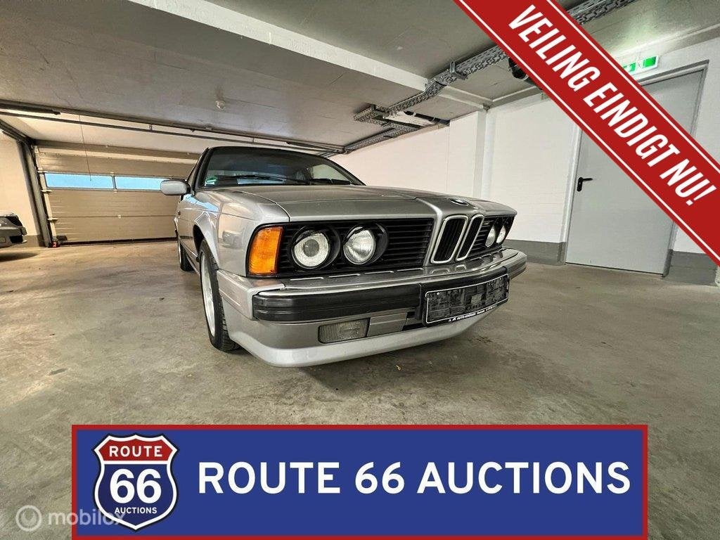 BMW 635 CSi | 1988 | Route 66 Auctions, Zwart, Bedrijf, Handgeschakeld, Overige carrosserie
