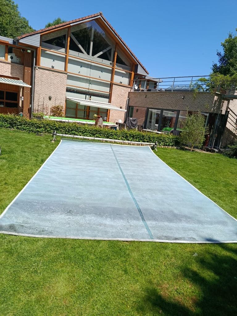bâche solaire piscine, Jardin & Terrasse, Enlèvement, Utilisé, Couverture de piscine