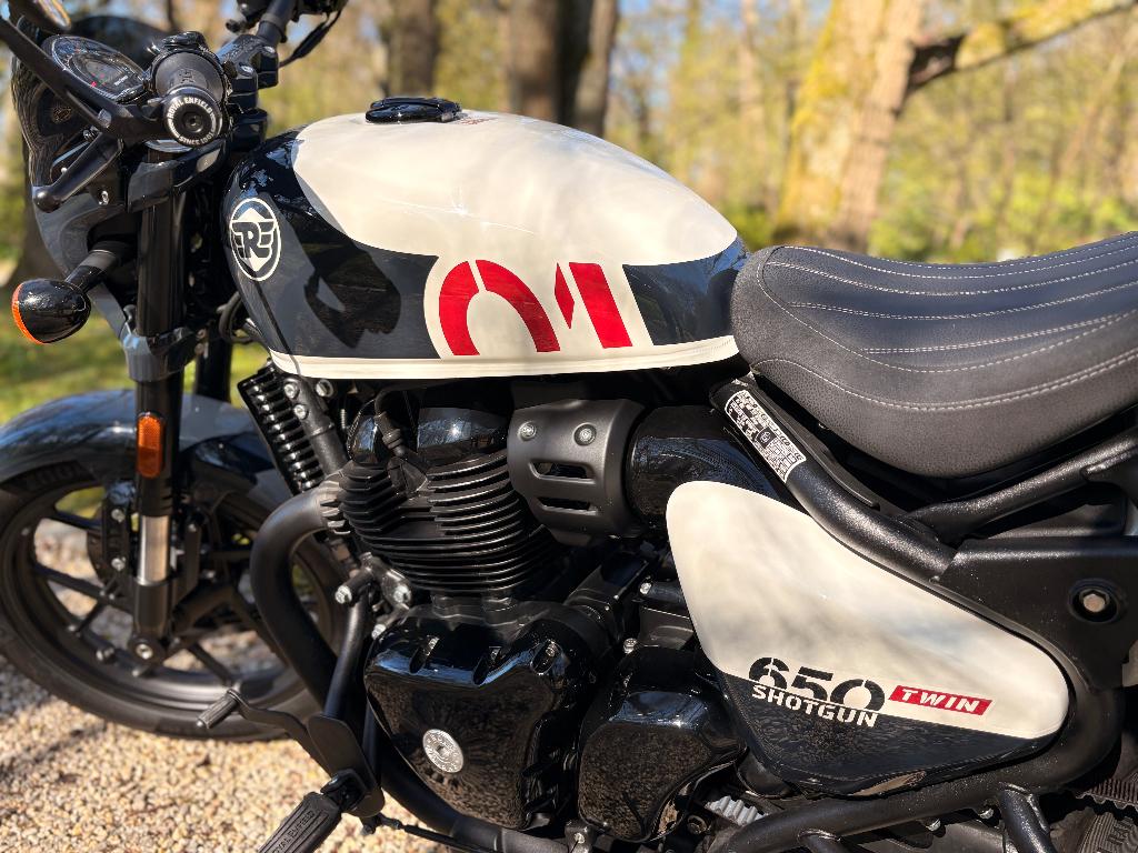 Royal Enfield Shotgun 650 + opties 2300 km, Motoren, Motoren | Royal Enfield, 2 cilinders, Nieuw, Particulier, Meer dan 35 kW