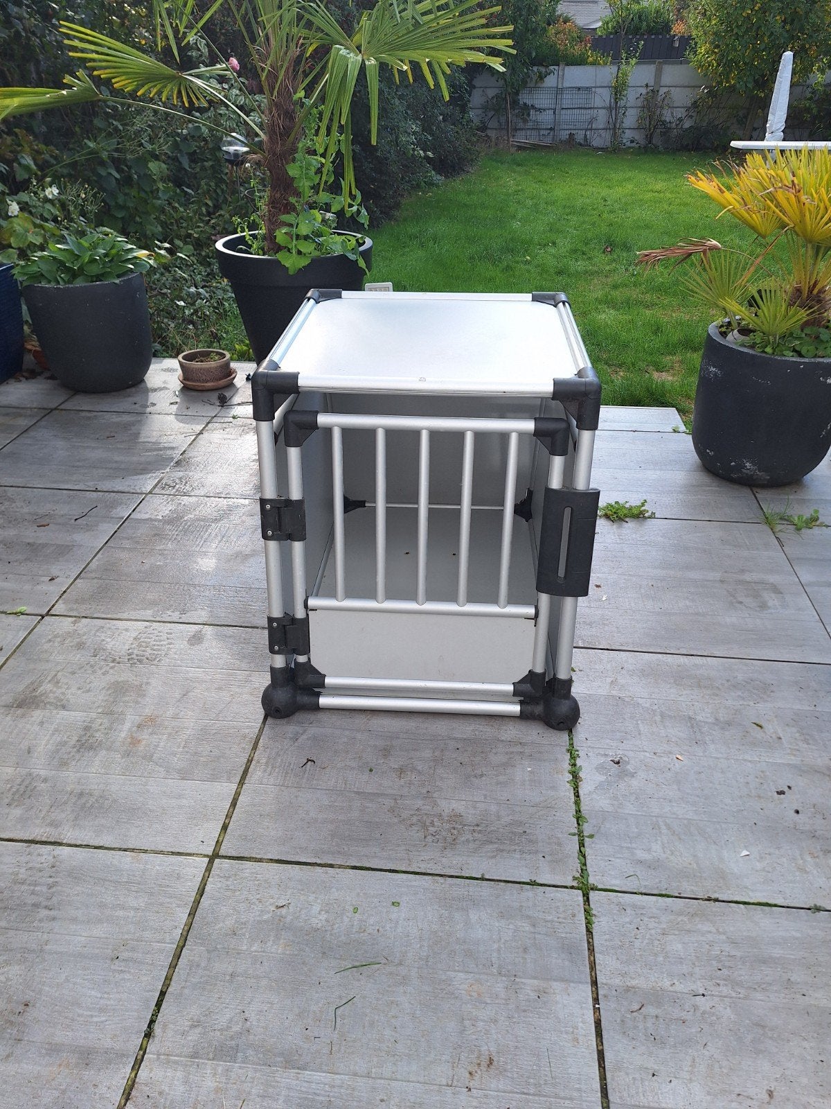 Trixie Aluminium Autobench / Transportbox (Maat M/L), Ophalen, Gebruikt