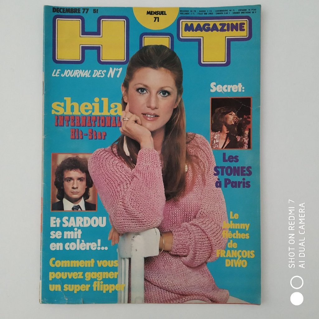 HIT magazine n71 12/1977., Ophalen of Verzenden, Gelezen, Muziek, Film of Tv