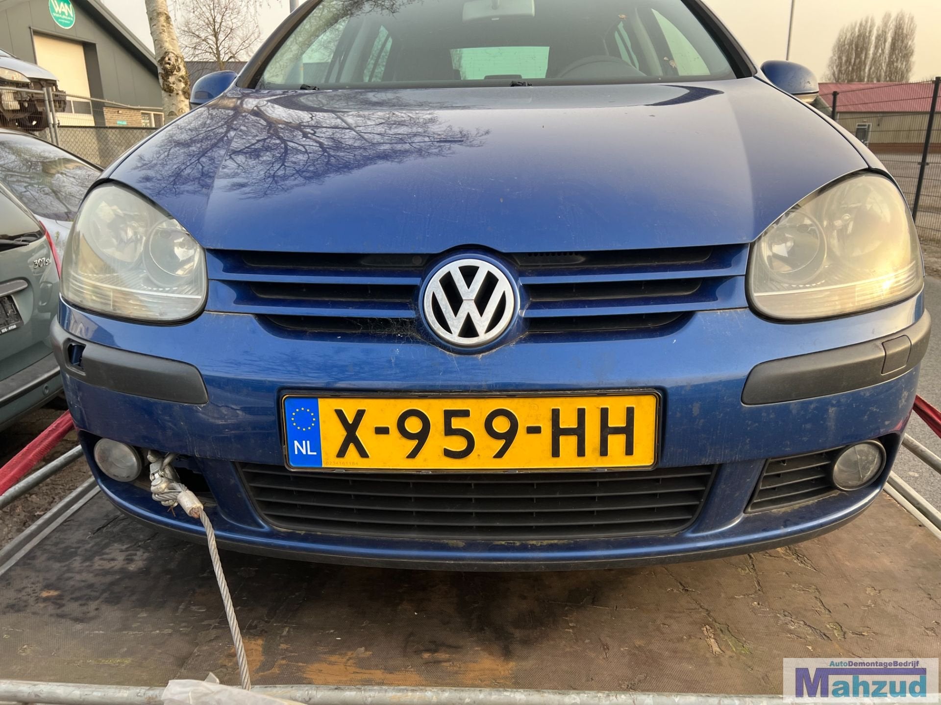 VW GOLF 5 BLAUW LC5J voorbumper 2004-2009, Auto-onderdelen, Gebruikt, Volkswagen, Volkswagen AG, Vw@volkswagen.de