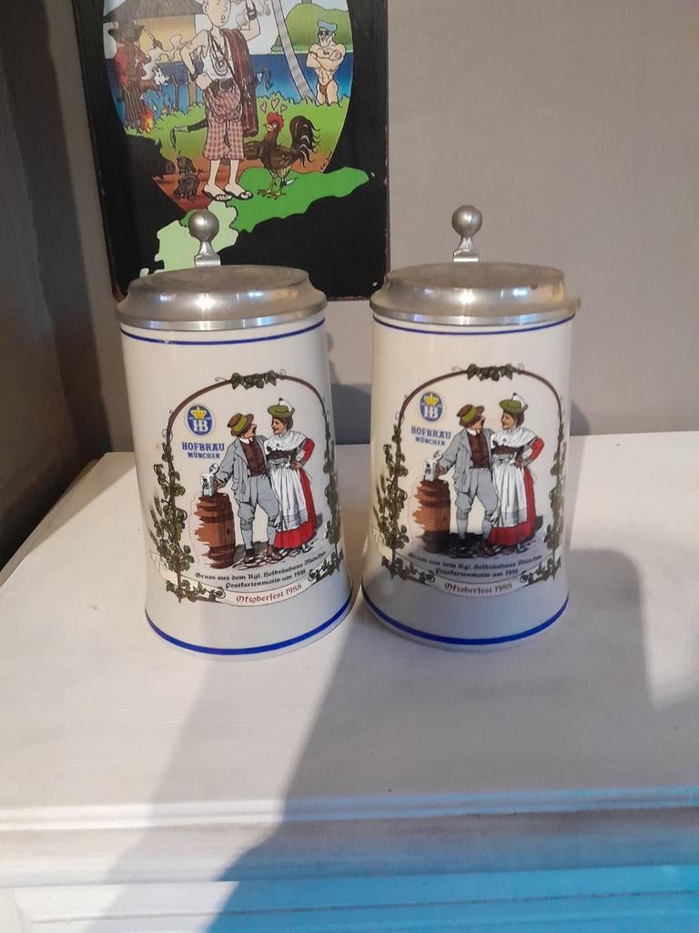 Bierkruik  1988, Antiek en Kunst, Antiek | Keramiek en Aardewerk, Ophalen