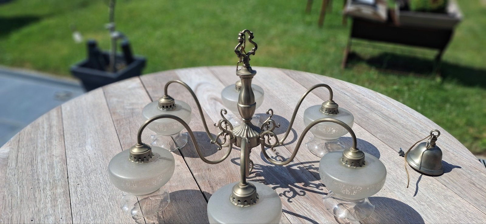 Prachtige vintage luster, Ophalen