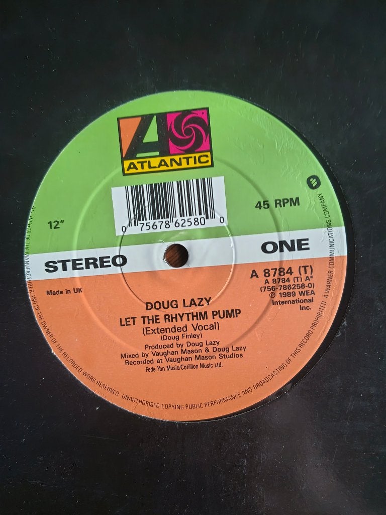 New Beat: let the rhythm pump - Doug lazy, Avec pochette intérieure, Enlèvement, 12 pouces