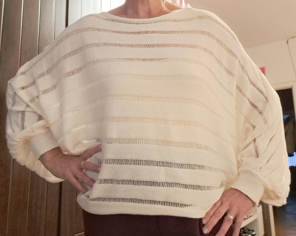 Casual trui van Shein in maat L, Kleding | Dames, Verzenden, Wit, Maat 42/44 (L), Nieuw
