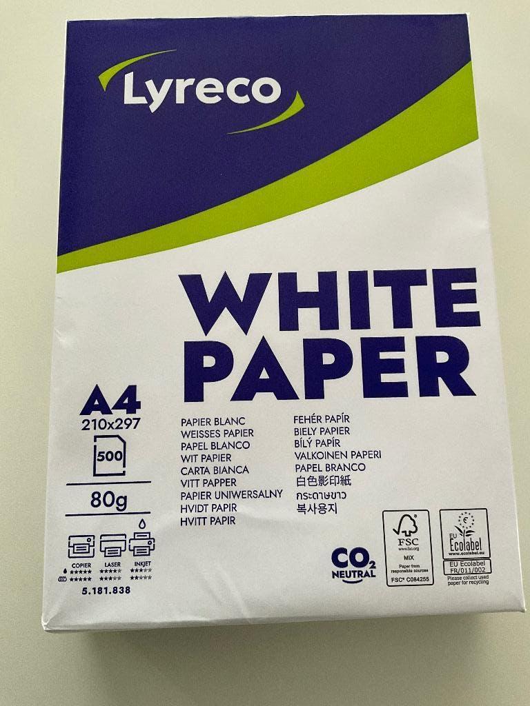 Papier, Ophalen, Nieuw