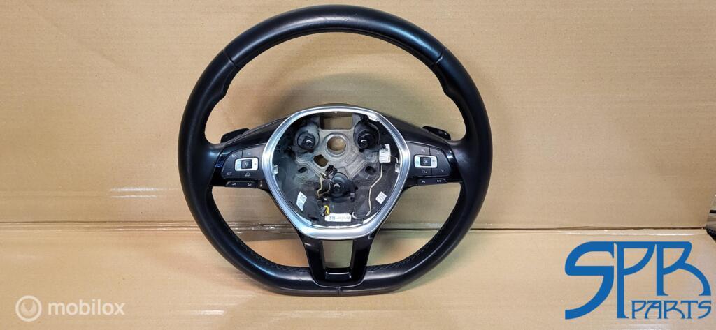 Vw TIGUAN 5NA LEDER STUUR F1 ACC MODE VERWARMD 5TA419091N, Gebruikt, Volkswagen, Ophalen of Verzenden, Volkswagen