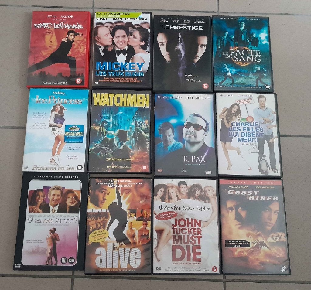 12 DVD films pour 35 € ou séparément 3€ le DVD, Cd's en Dvd's, Dvd's | Overige Dvd's, Ophalen, Frans, Zo goed als nieuw, Frans