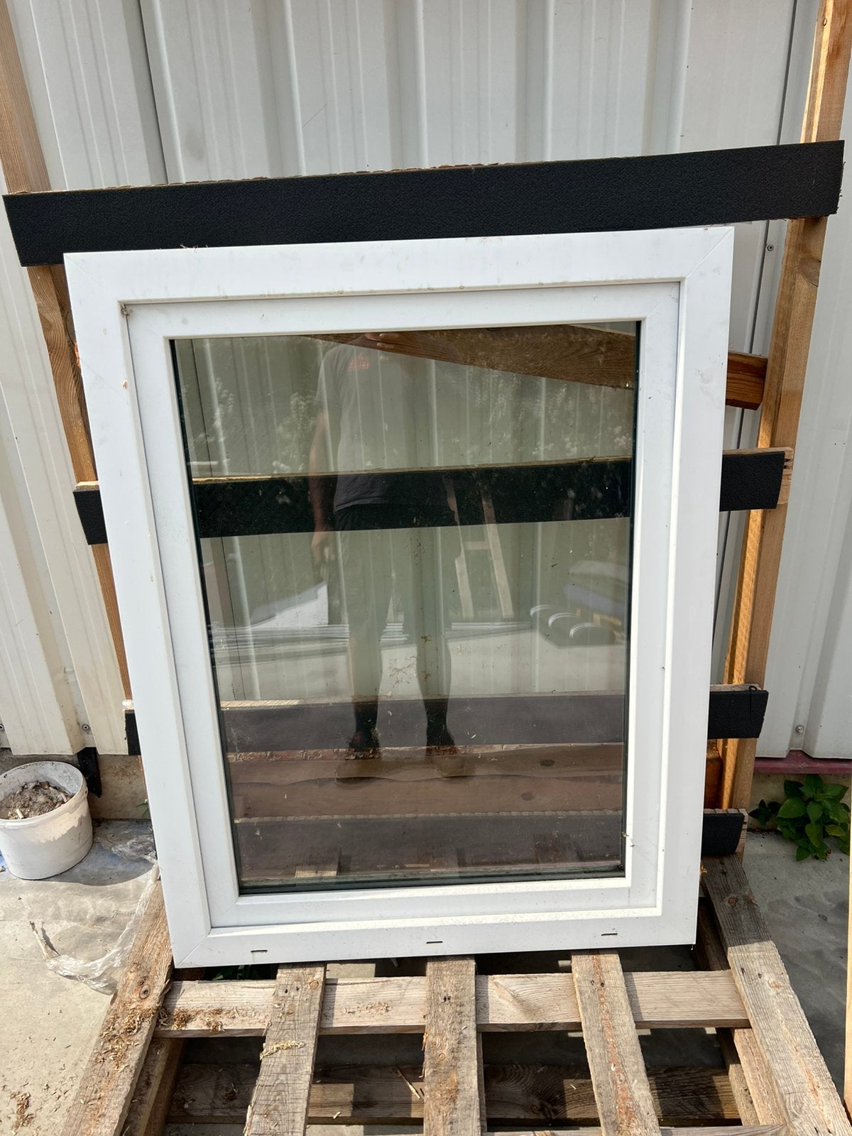 Châssis fenêtre oscillant battant blanc 940x1210 200€, Ophalen, Gevelraam of Ruit, 80 tot 120 cm, 80 tot 120 cm