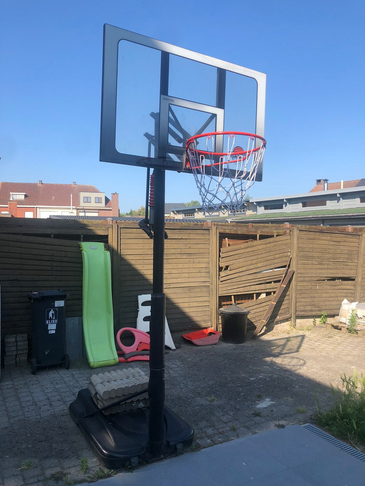 LIFTIME powerlift basketbalpaal van 2,30 m tot 3,05 m, Ophalen, Gebruikt