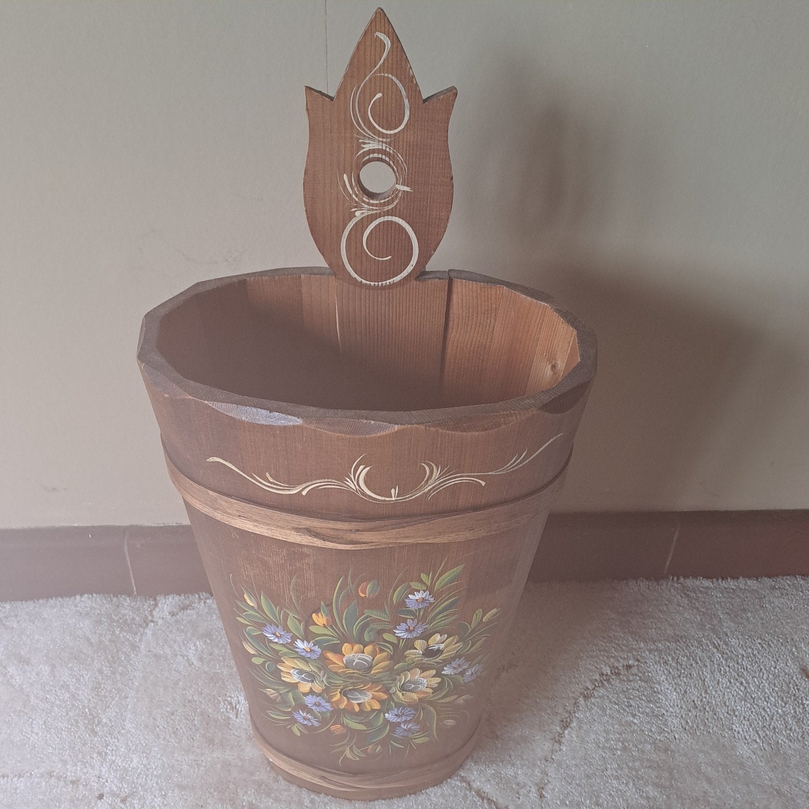 Houten paraplubak 55cm, Ophalen