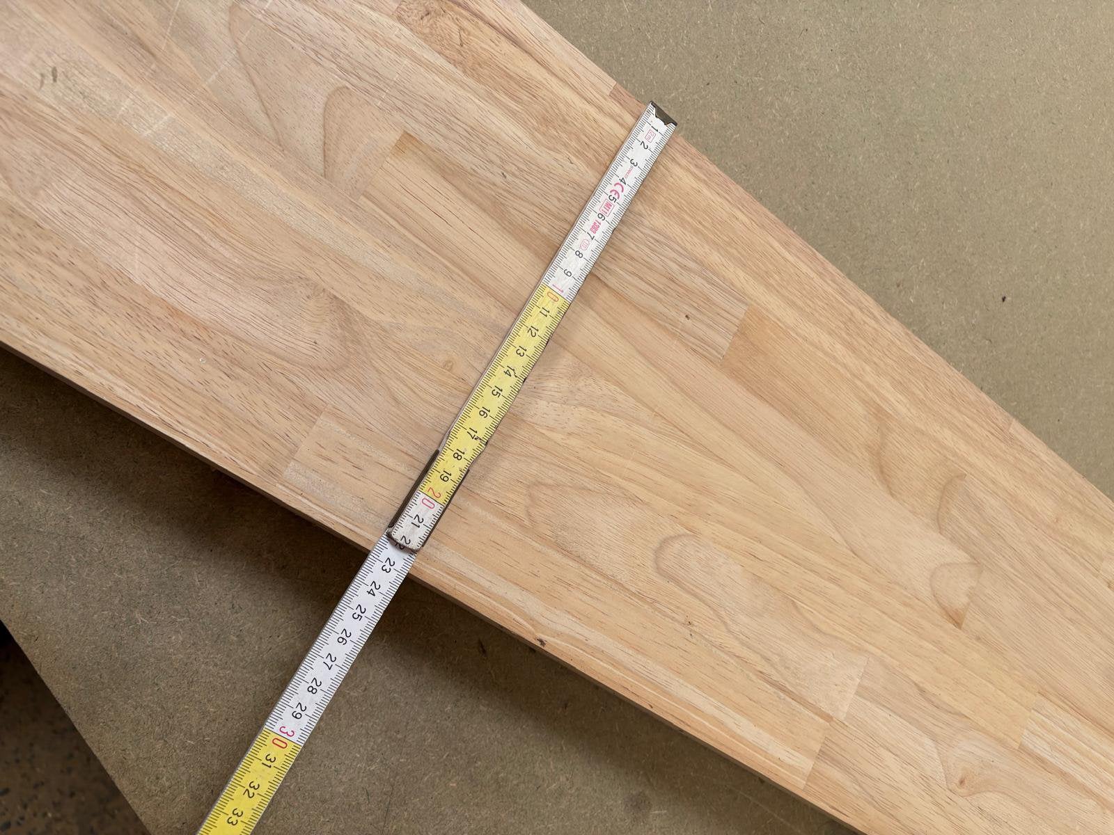 Hout / rubberwood, Doe-het-zelf en Bouw, Hout en Planken, Ophalen, Zo goed als nieuw