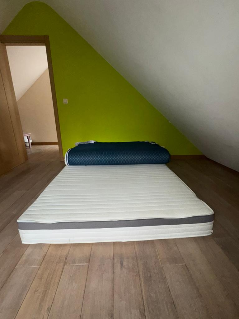 Lit superposé 140 cm/200., Enlèvement, Comme neuf, 140 cm, Matelas