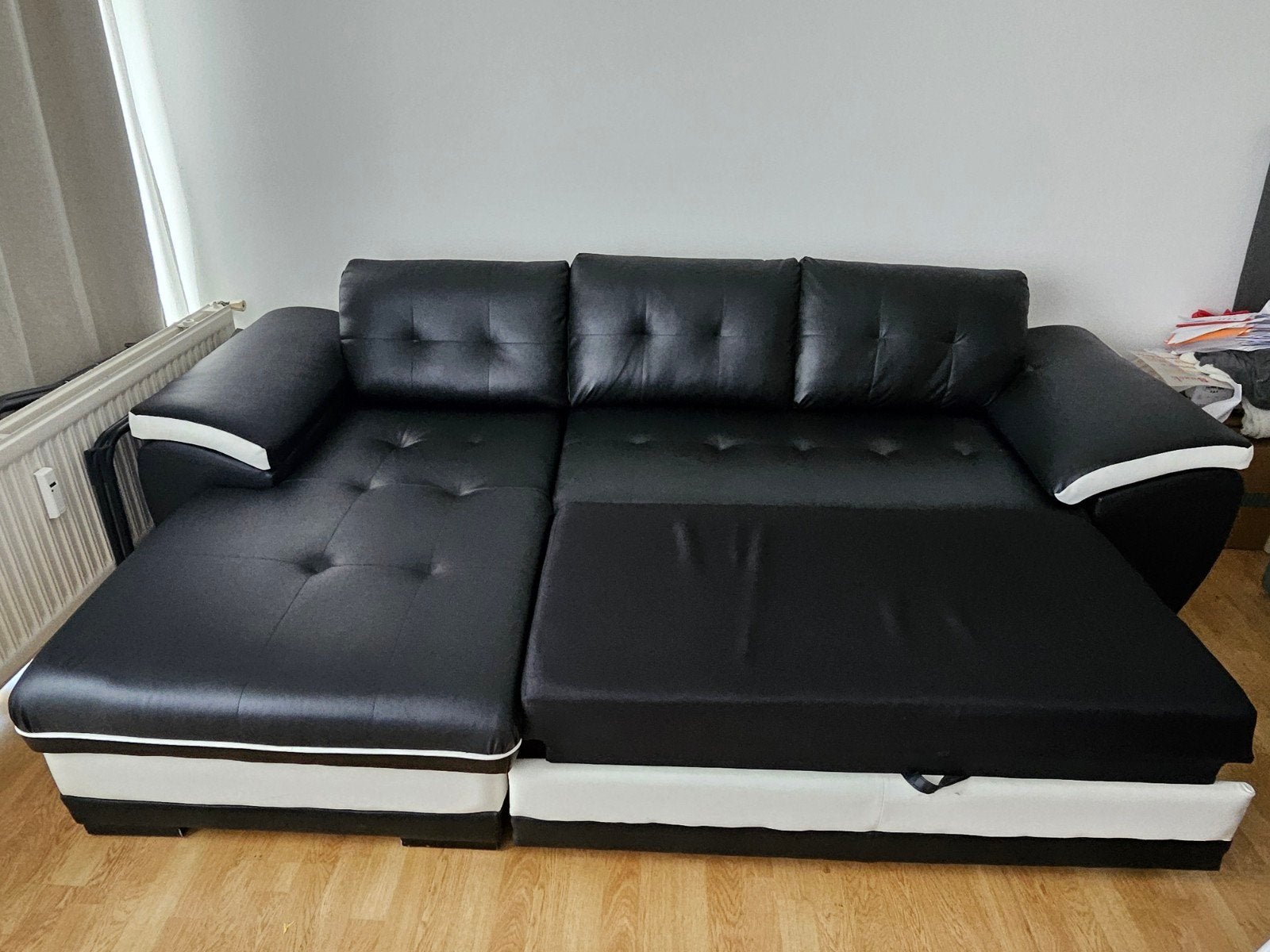 Canape d angle  avec rangement, Enlèvement, Comme neuf, Cuir, Moderne