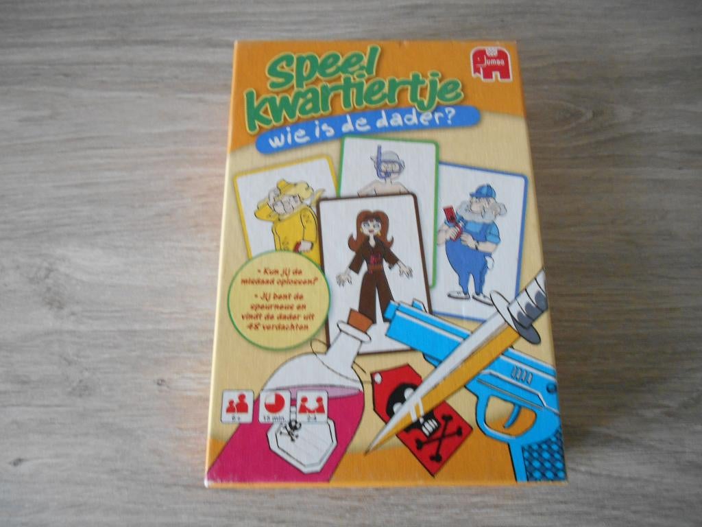 speelkwartiertje: wie is de dader, Ophalen of Verzenden, Zo goed als nieuw