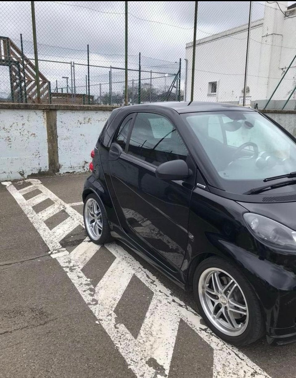 Smart Brabus 2013 benzine, Auto's, Automaat, 75 kW, Zwart, Leder