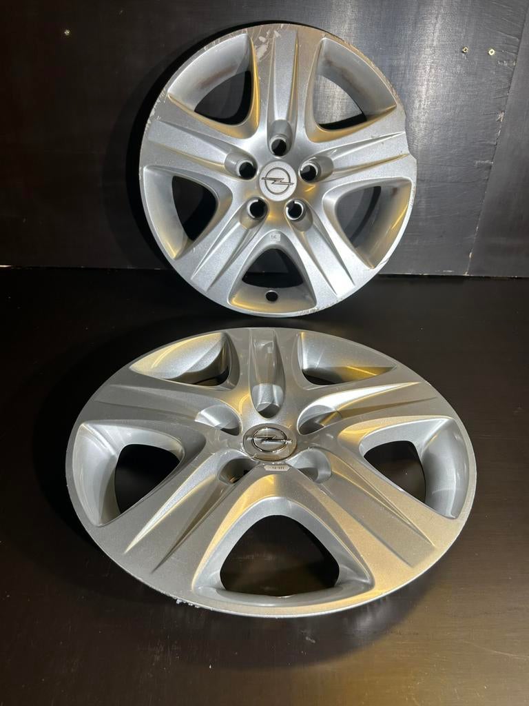 2 enjoliveurs Opel zafira meriva astra, Enlèvement ou Envoi, Utilisé