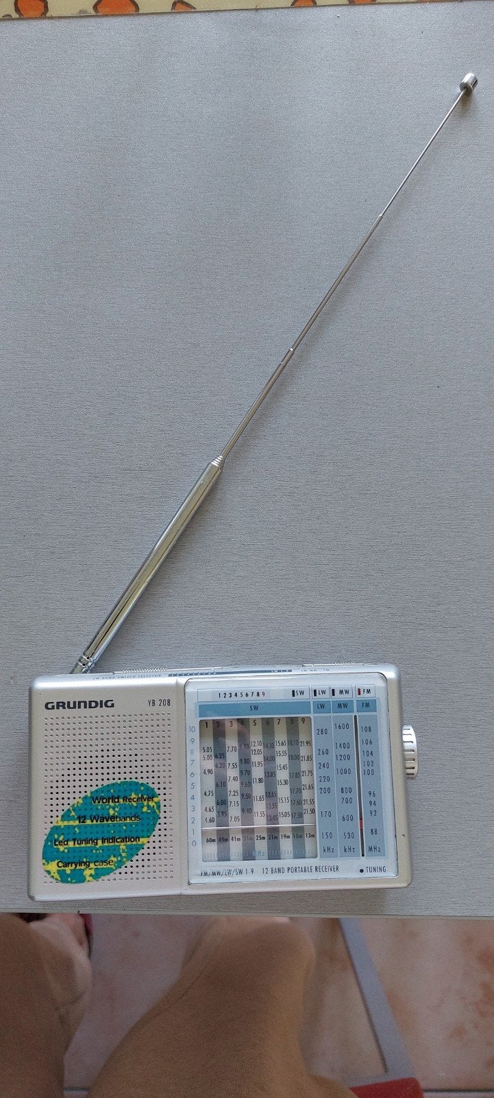 Récepteur mondial Grundig Yacht Boy 208 pour radio vintage, Enlèvement ou Envoi