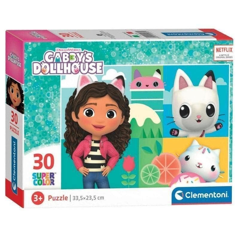 Gabby's Poppenhuis Puzzel - 30 st - Clementoni Legpuzzel, Ophalen of Verzenden, 10 tot 50 stukjes, Nieuw, 2 tot 4 jaar