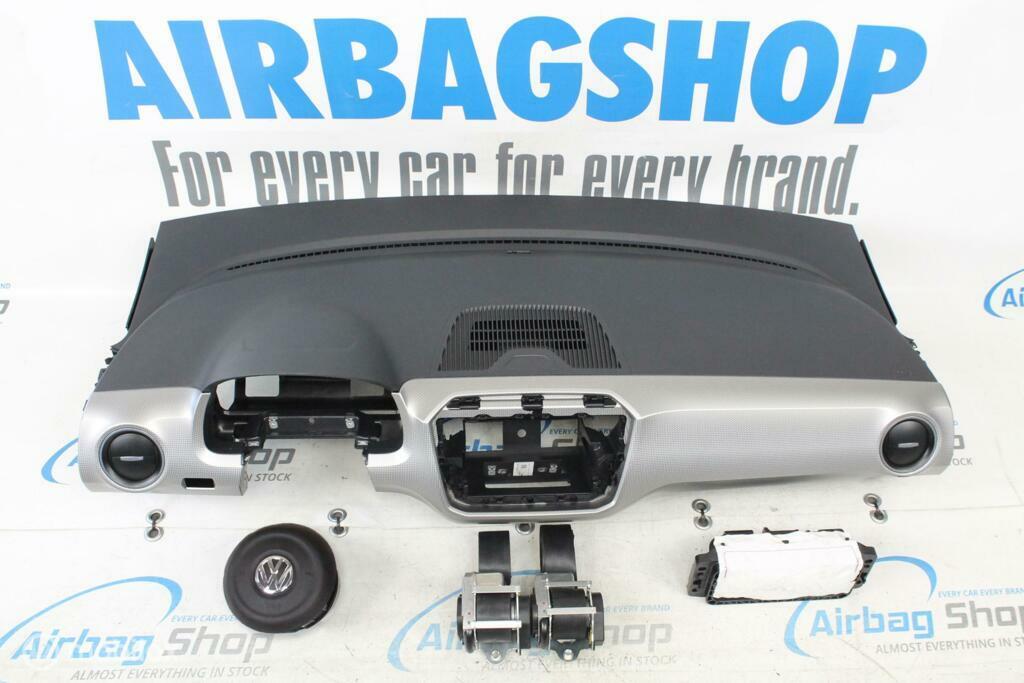 Airbag kit Tableau de bord noir/argent Volkswagen Up, Autos : Pièces & Accessoires, Enlèvement ou Envoi, Utilisé