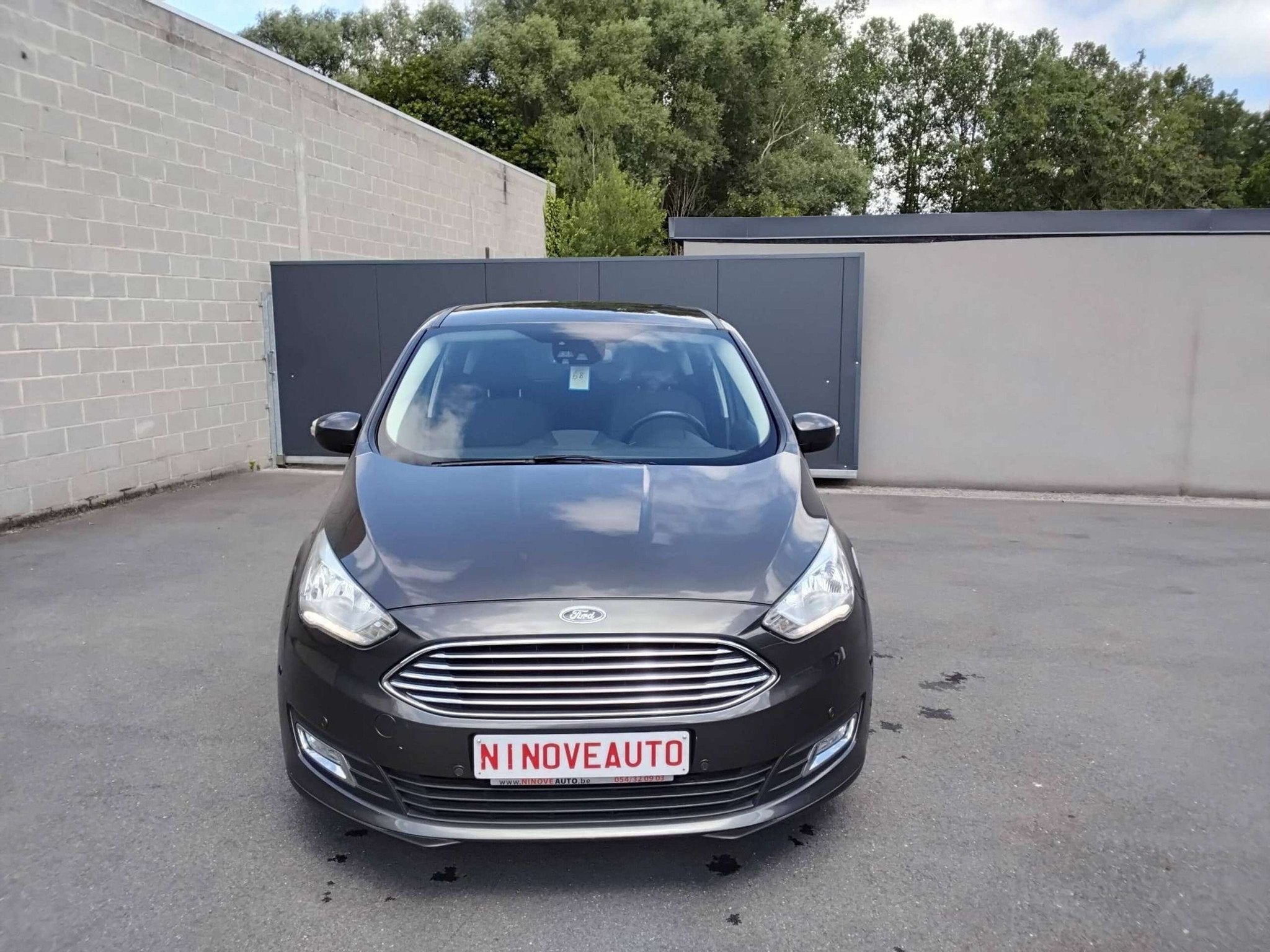 Ford C-MAX 1.0 EcoBoost NAVI PARKHULP V&A TREKHAAK AIRCO CRU, Voorwielaandrijving, Stof, Gebruikt, Euro 6