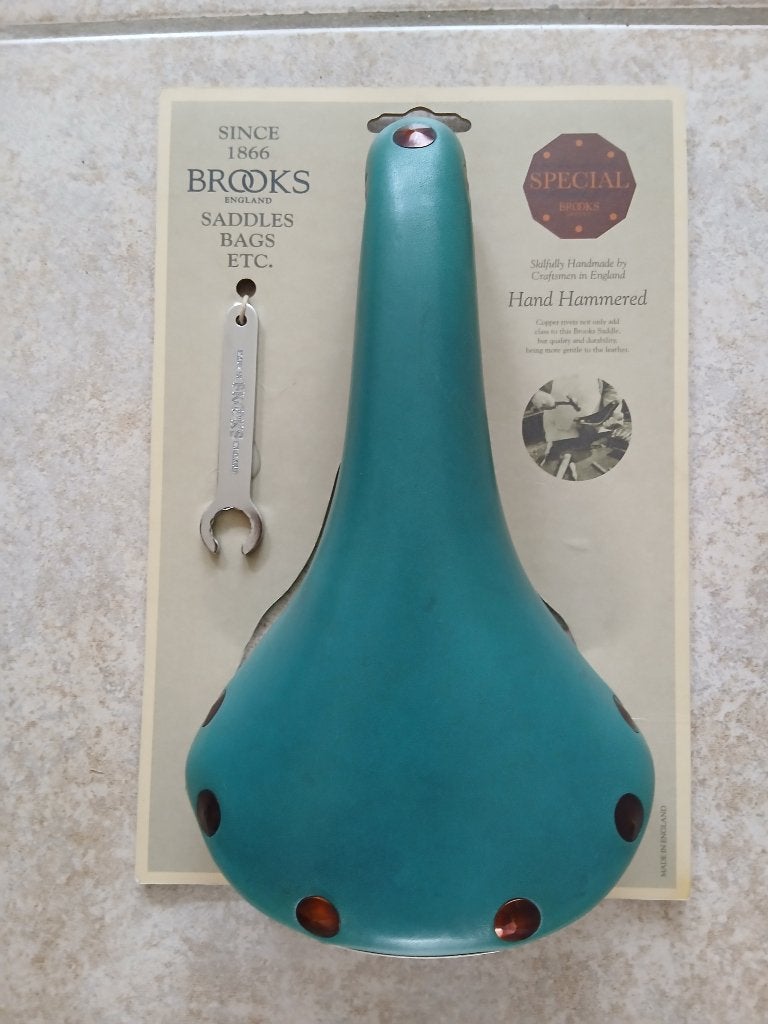 Brooks fietszadel, Ophalen, Leer, Nieuw, Racefiets