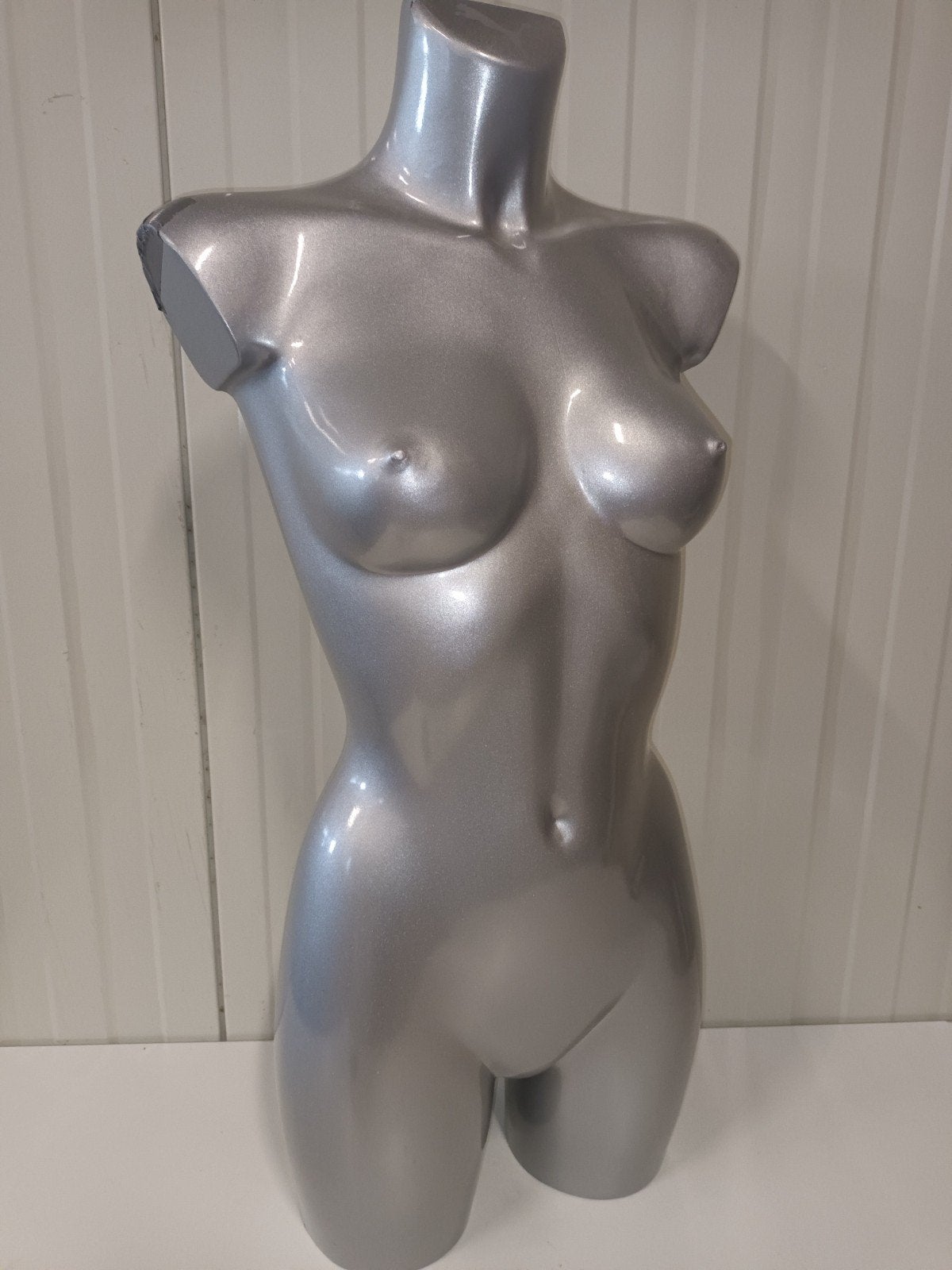 Originele Puma Etalagepop Torso – Zilver Metallic (82 cm), Hobby en Vrije tijd, Ophalen, ###, ###, ###