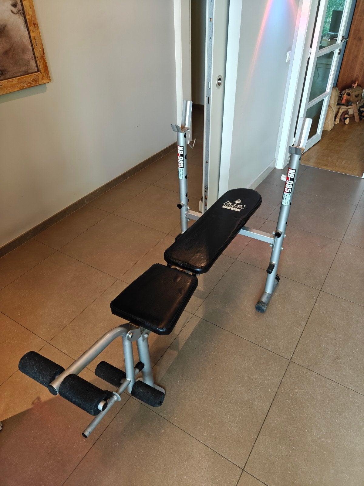 Diverse fitness onderdelen, bench, dumbbells, barbell etc, Ophalen
