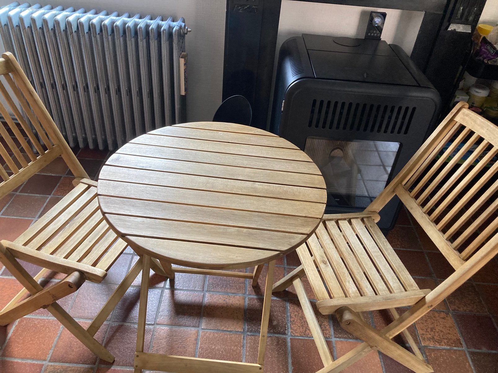 Balkonset, Tuin en Terras, Tuinsets en Loungesets, Ophalen, Zo goed als nieuw