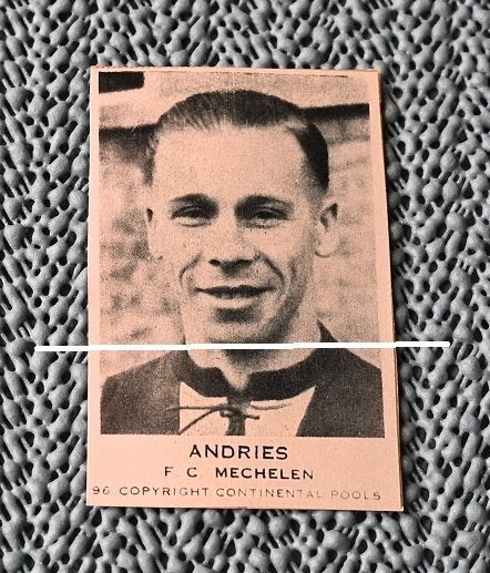 FC Mechelen / Andries ( Continental Pools ), Verzamelen, Sportartikelen en Voetbal, Verzenden, Gebruikt, Spelerskaart