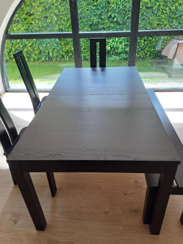 table à manger extensible ikea, Maison & Meubles, Enlèvement, Utilisé, Rectangulaire, 50 à 100 cm