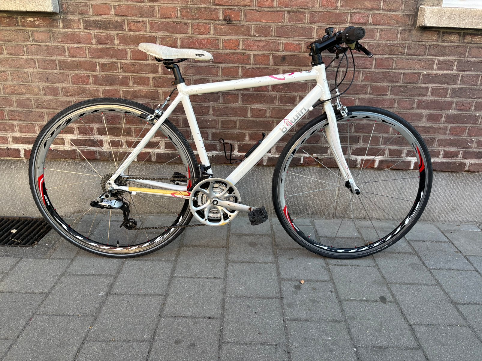 🟥’B’Twin Koers-/Racefiets 28Inch+21SPEED+Frame 50Cm+Wit🟥, Ophalen