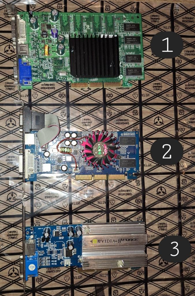 Lot2 Retro AGP Videokaarten Nvidia / ATI, Ophalen of Verzenden