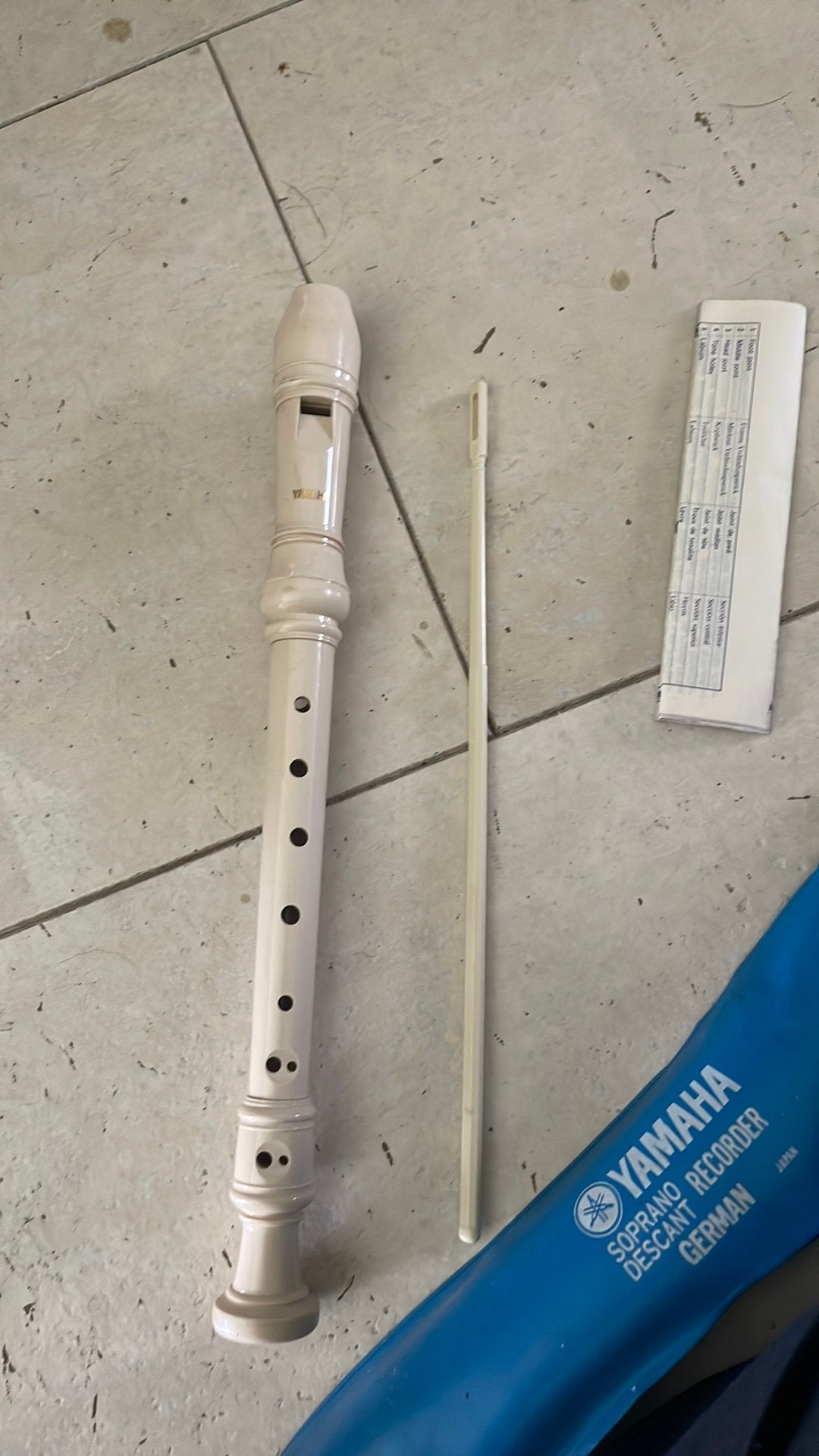 Blokfluit Yamama, Muziek en Instrumenten, Ophalen, Gebruikt, Met koffer, hoes of etui