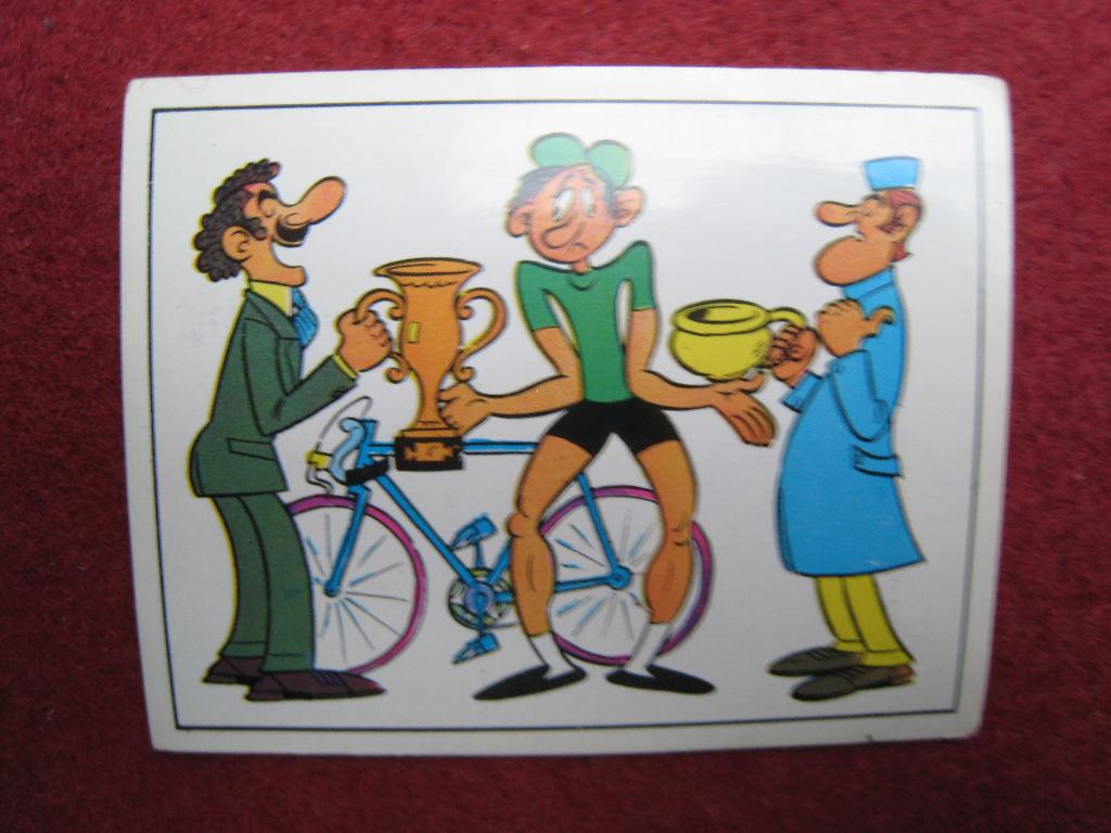 Panini Sprint 1972 Nr 73 Karikatuur, Verzenden, Zo goed als nieuw, Sticker