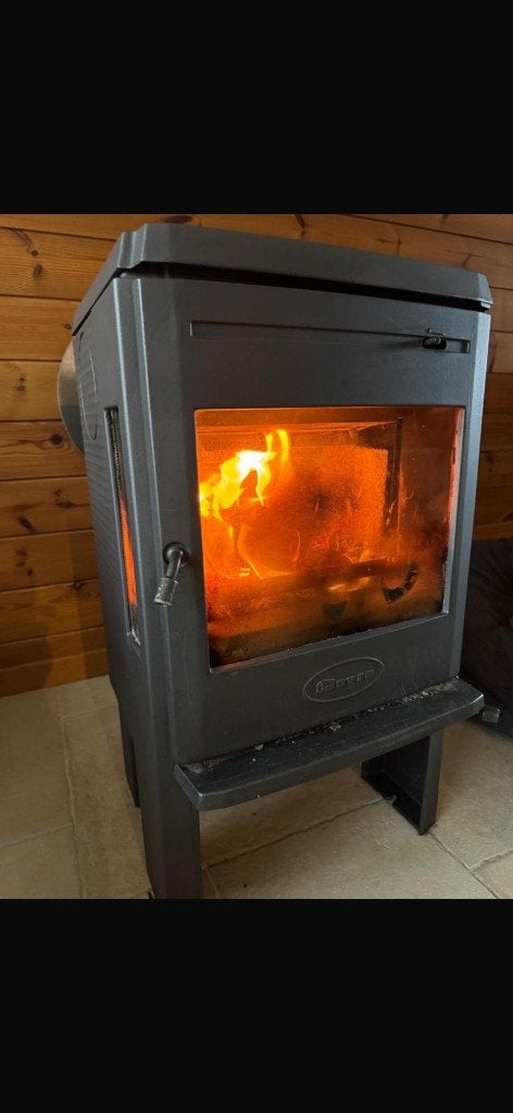 prachtige DOVRE houtkachel, Ophalen, Gebruikt, Houtkachel, Vrijstaand