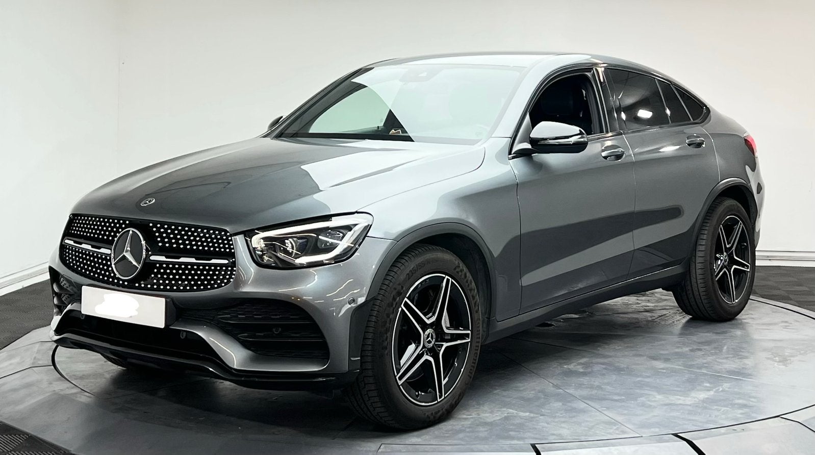 Mercedes Glc Coupé 200 D 4 MATIC AMG LINE SUIVI COMPLET, Autos, Cuir, Argent ou Gris, Achat, Euro 6