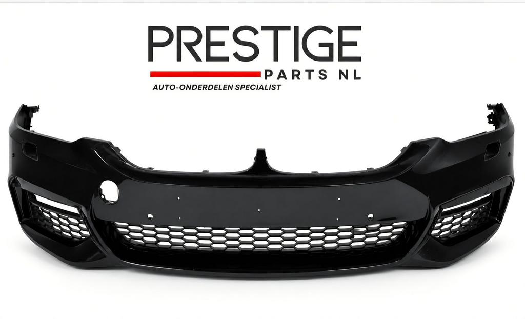 Voorbumper BMW 5 Serie G30 G31 M Pakket PDC KLS 51118064928, Gebruikt, -, Voor, Ophalen of Verzenden