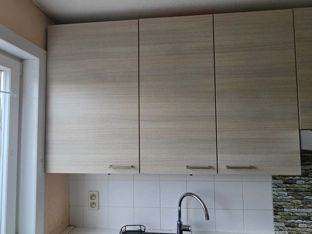 Cuisine complète à démonter (avec électro), Maison & Meubles, 25 à 50 cm, 200 cm ou plus, Gris, Moins de 100 cm
