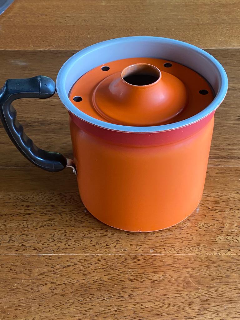Ancien accessoire pour bouillir du lait, Enlèvement ou Envoi, Aluminium, Plaque céramique, Utilisé