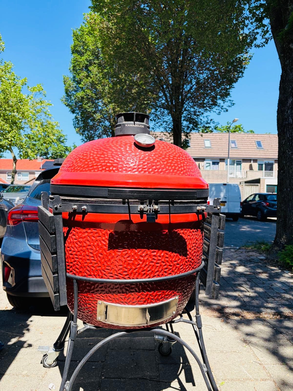 Kamado Joe Big Joe II, Enlèvement, Comme neuf, Avec accessoires