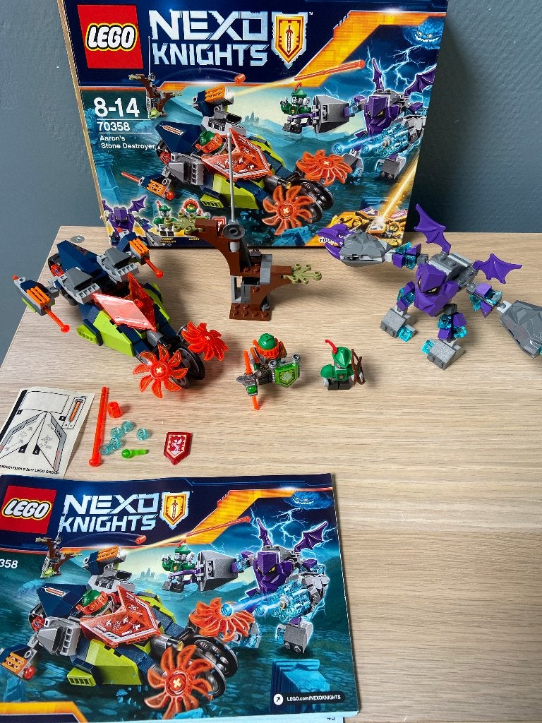 lego nexo nights 70358 (Aarons steenvernietiger), Enlèvement ou Envoi, Comme neuf, Autres marques