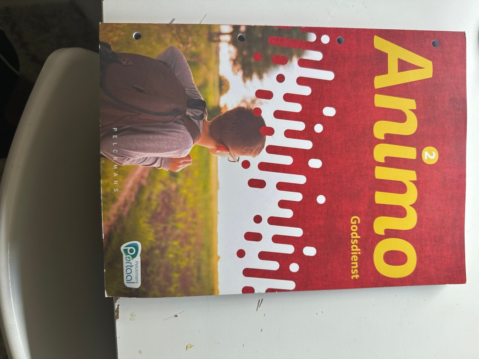 Animo godsdienst boek, Ophalen of Verzenden, Zo goed als nieuw