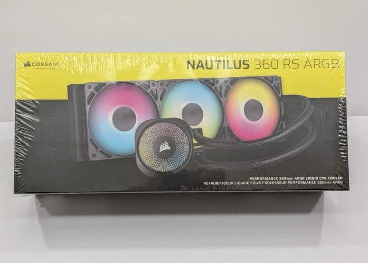 Refroidisseur liquide CORSAIR Nautilus 360 RS ARGB - Noir, Enlèvement, Neuf, Refroidisseur ordinateur à eau